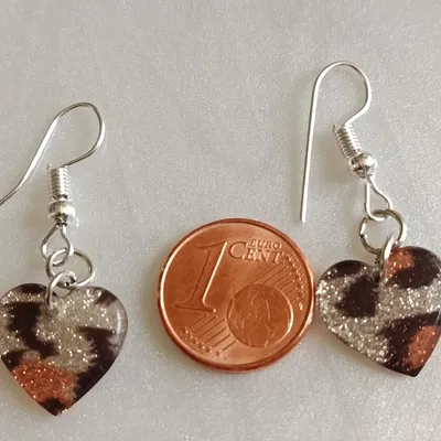 Boucles d'oreilles coeur 